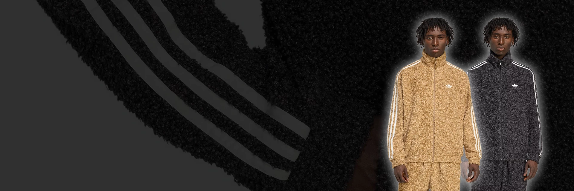 adidas Firebird jogger in teddy design!