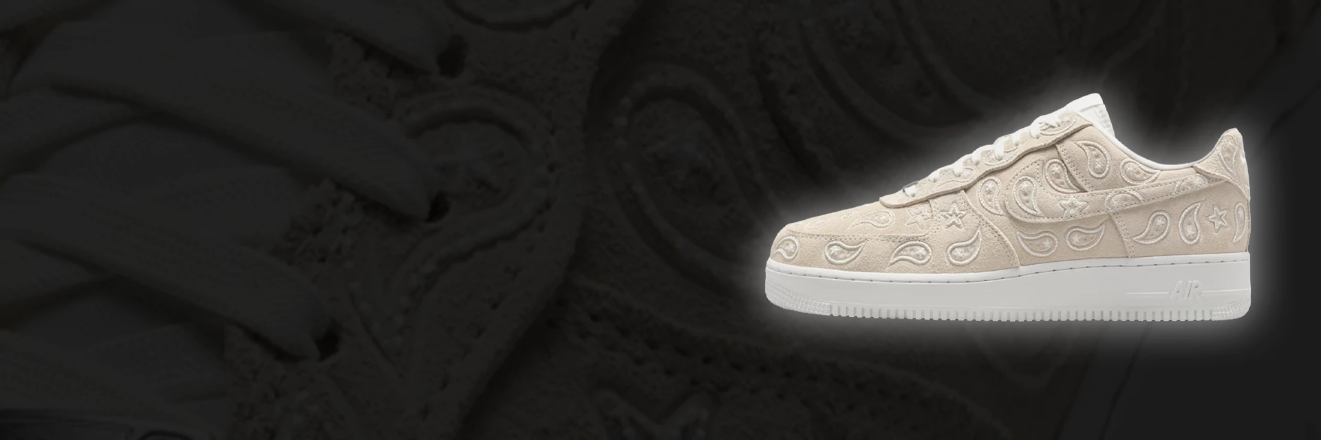 The Air Force 1 Paisley is currently available in all sizes at Nike!