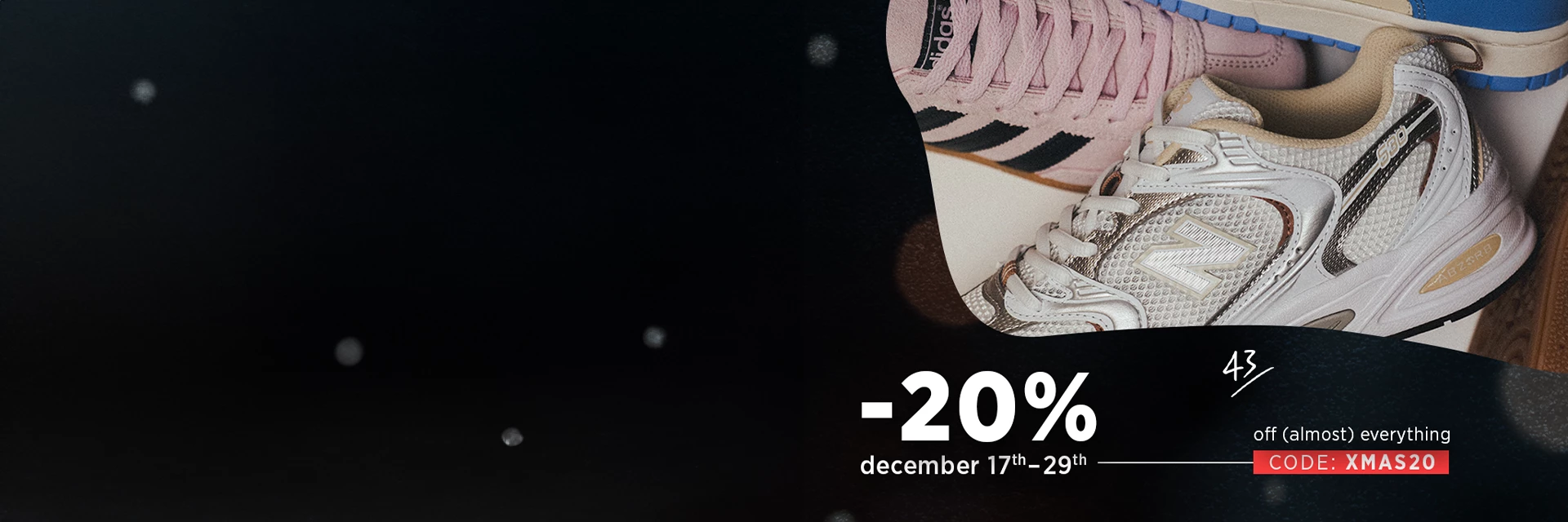 20% discount in the 43einhalb Christmas Sale - here's all the info!