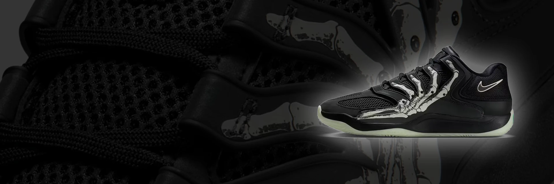 The Nike KD 18 "Slim Reaper" is currently available at Nike in almost all sizes!