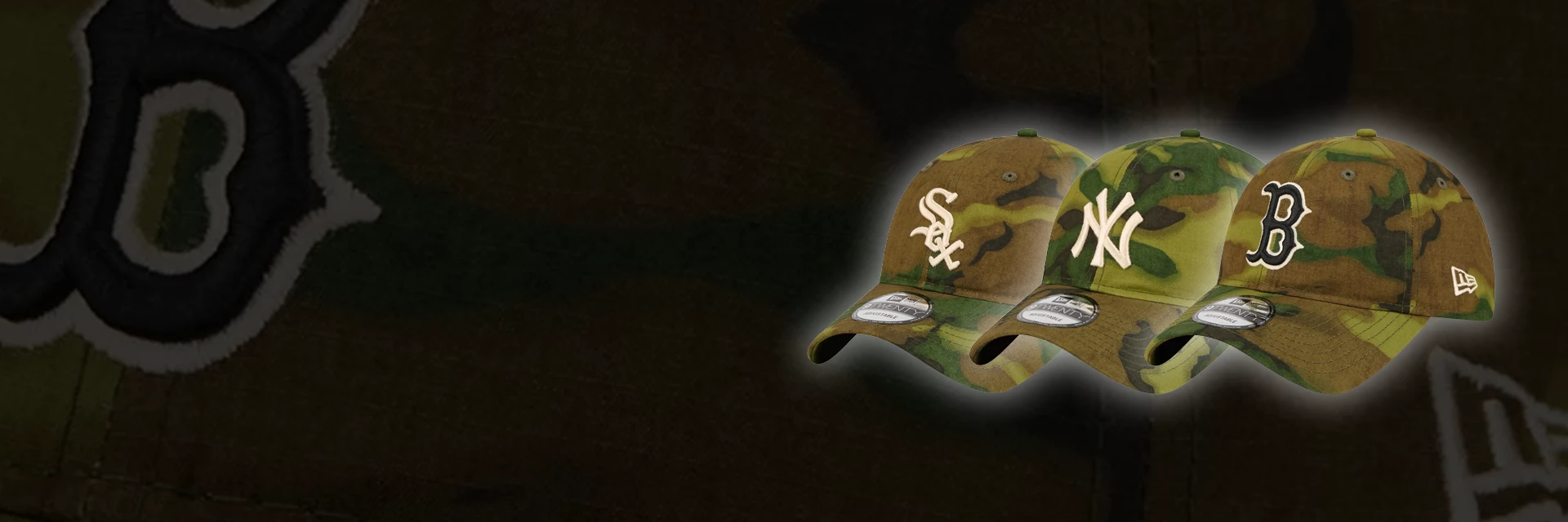 Fresh New Era ripstop caps in camo pattern!