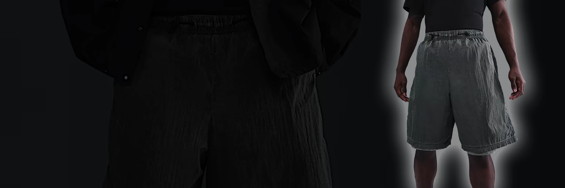 Nike Tech Double Layer Washed Shorts - jetzt hier abchecken! 