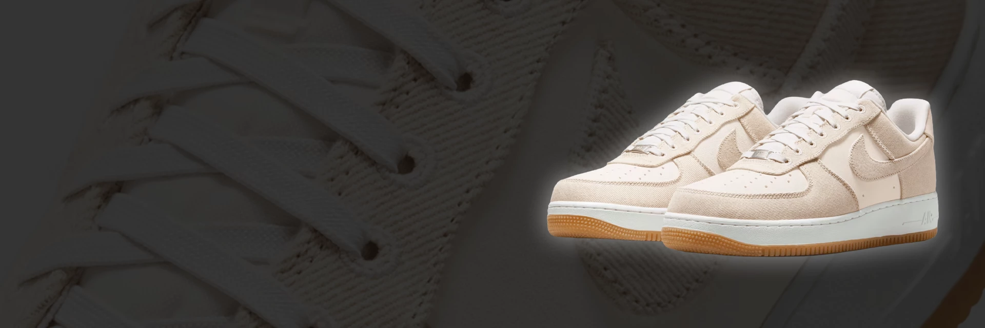 Den Air Force 1 Beige Denim gibts aktuell bei Snipes! Sonst Sold out!