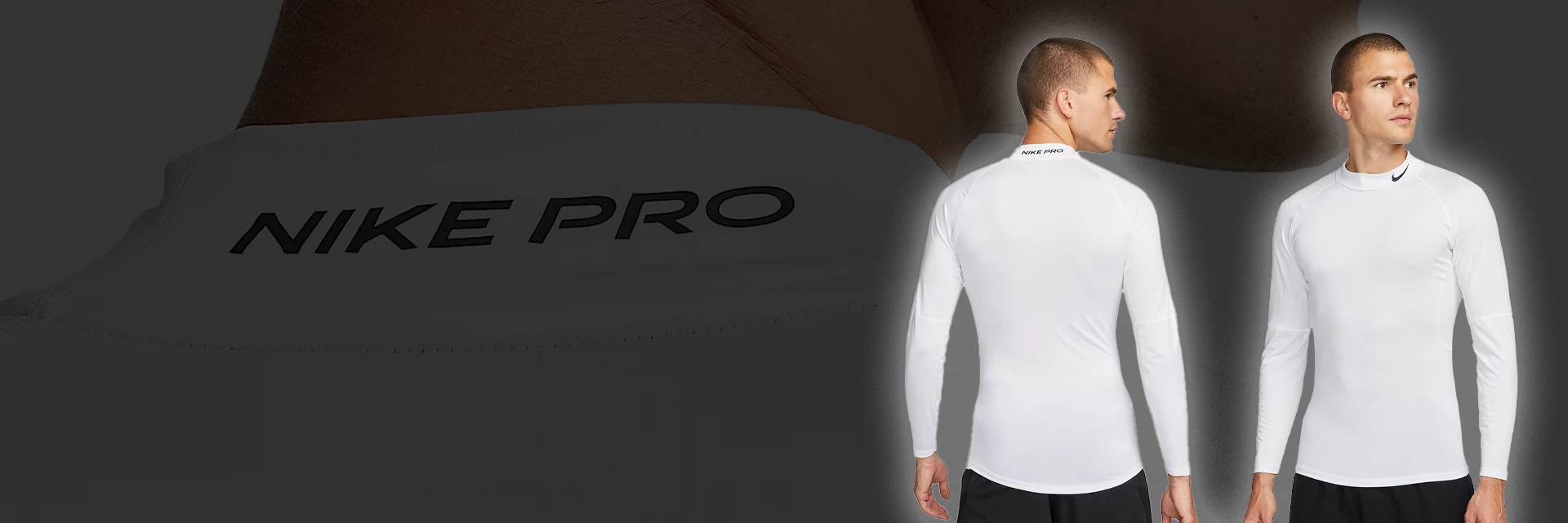 Here you can find the Nike Pro Fitness longsleeve with stand-up collar with 30% discount!