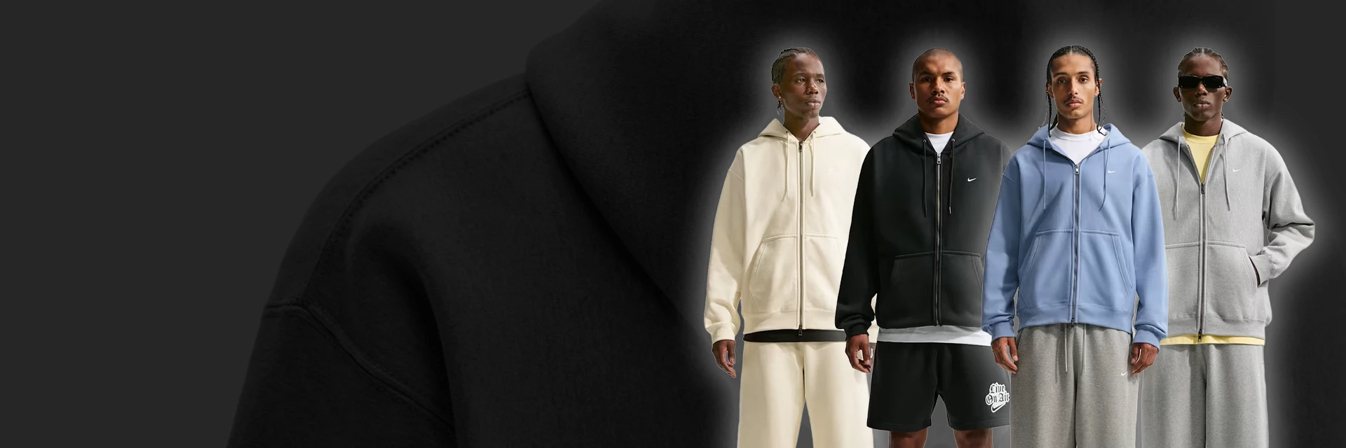 Nike Solo Swoosh Zipper in four colors at the start!