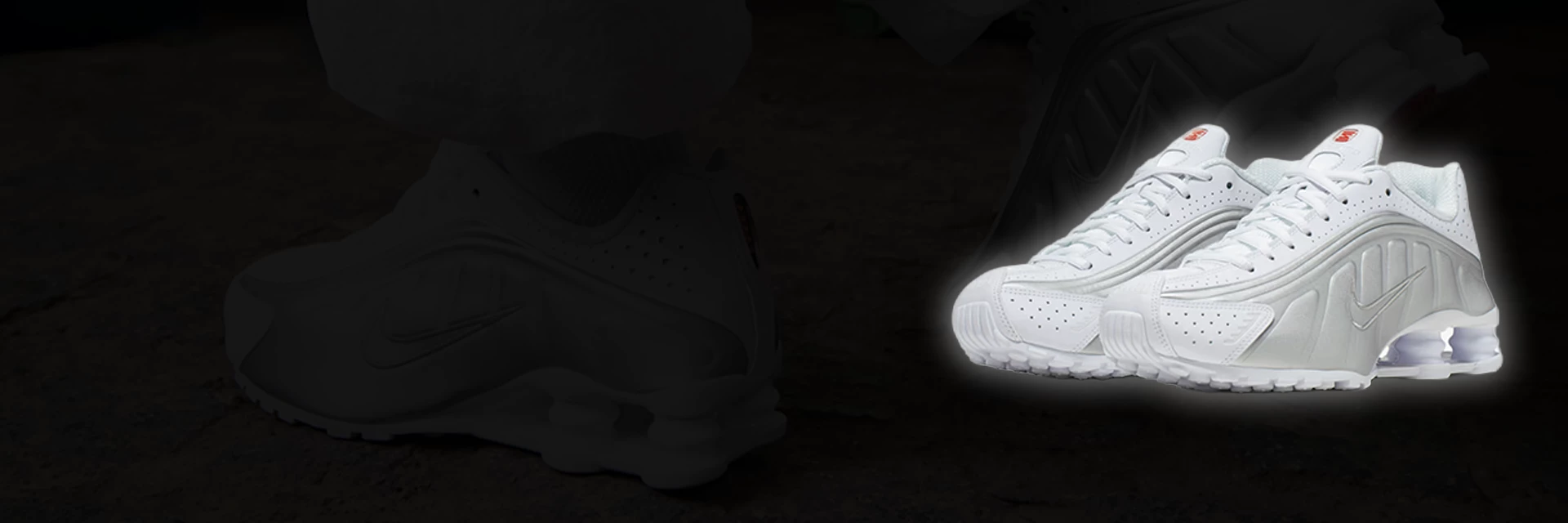  Nike Shox R4 White Metallic - 89 Euro für alle Größen!