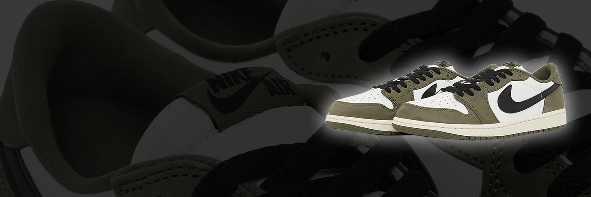 Der Air Jordan 1 Low OG "Medium Olive" ist hier in allen Größen am Start! Sonst sold out!