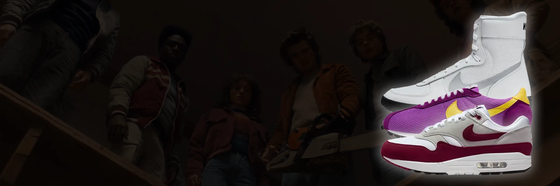 Stranger Things x Nike - Apparel & Sneakers can be found here!