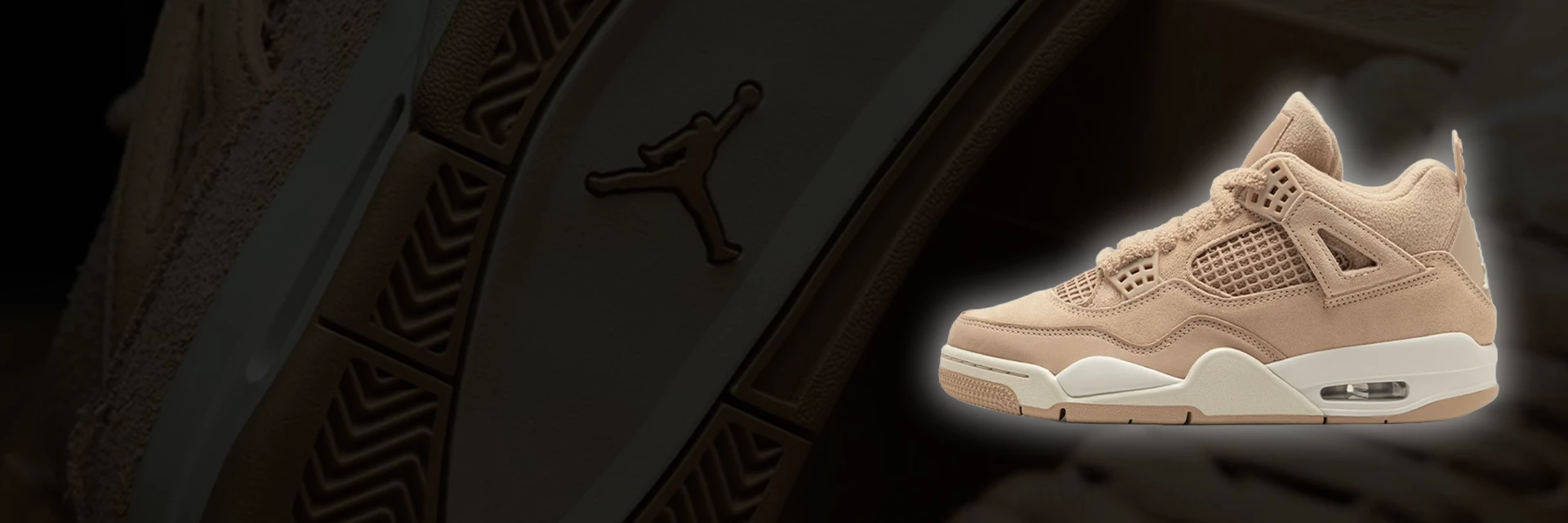 All sizes with 25% discount of the Jordan 4 Retro "Cozy Girl" directly at Nike!