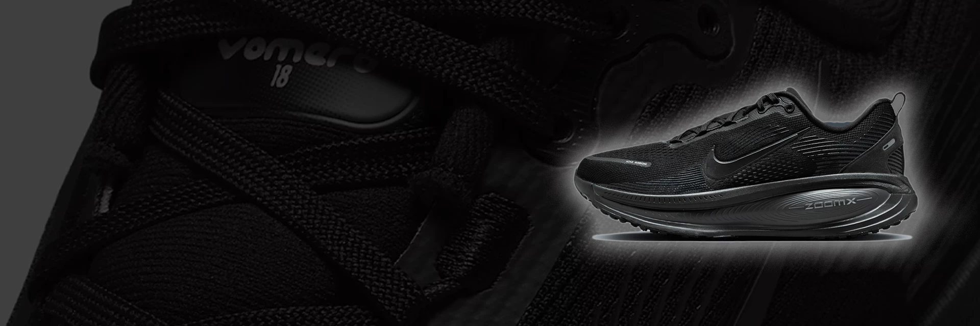 Den neuen Nike Vomero 18 All Black gibts hier in allen Größen!