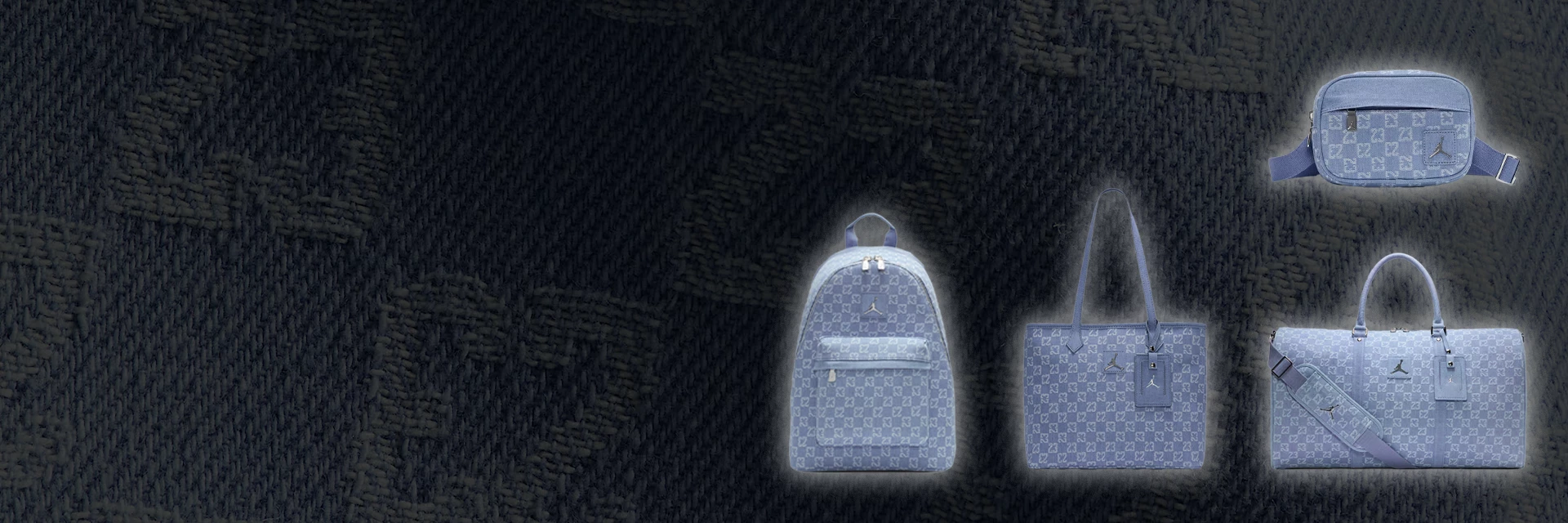 Neue Nike Air Jordan Monogramm Bags im Denim Look!