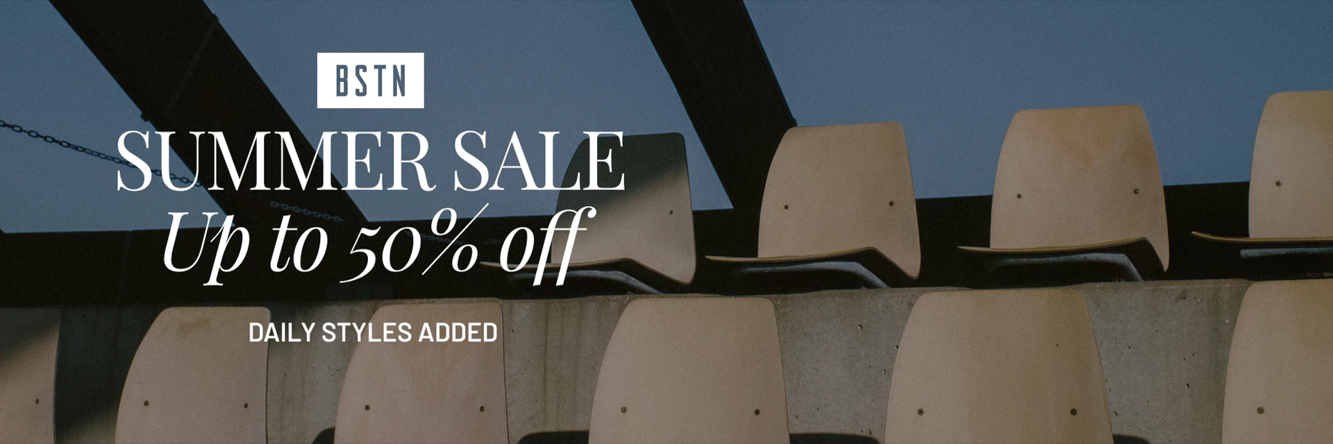 Up to 50% off at the BSTN Summer Sale!