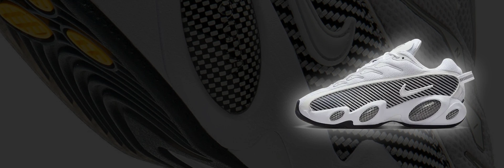 Nike x NOCTA Glide Black White via size?