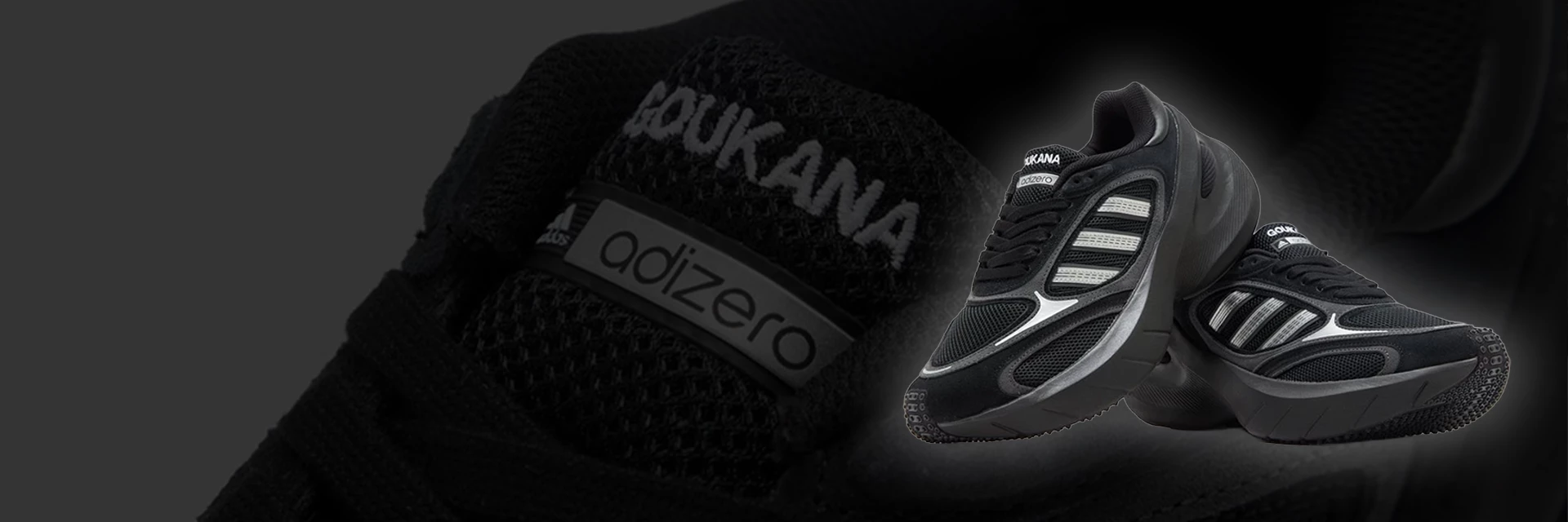 Der adidas Goukana All Black ist via size? online!
