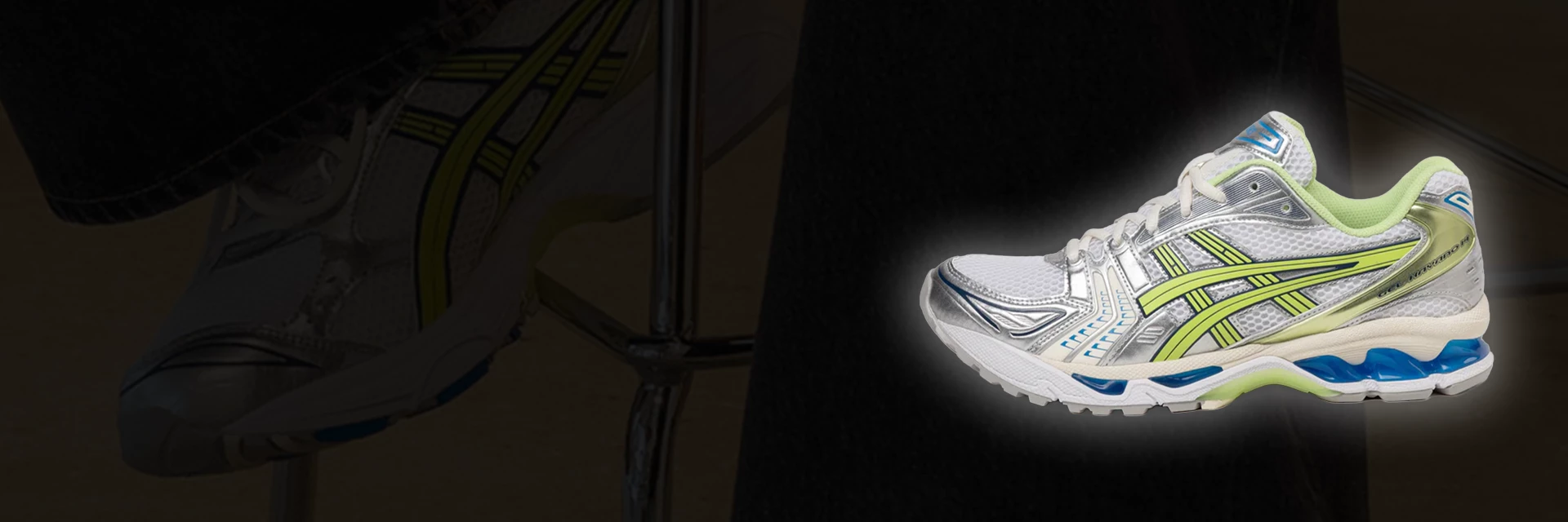 Gel Kayano 14 Lime Green with 38% off! 110 Euro and free shipping!