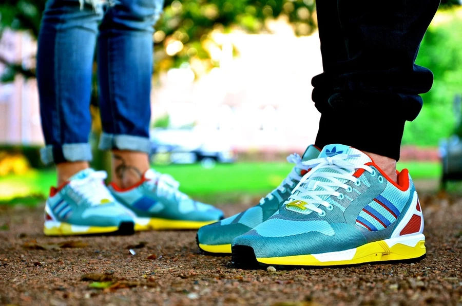 Adidas ZX Flux Hydra on feet Dead Stock