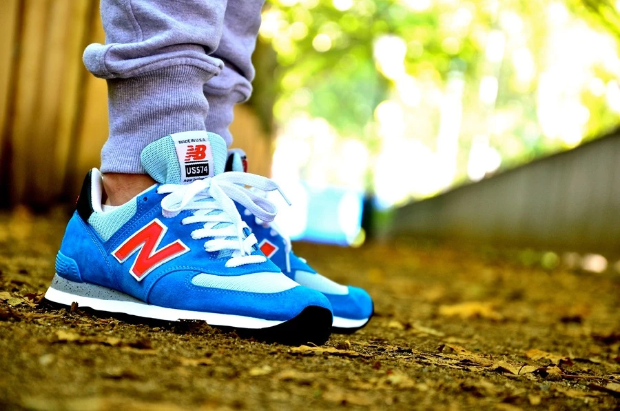 New Balance 574 made in USA - on feet | Dead Stock