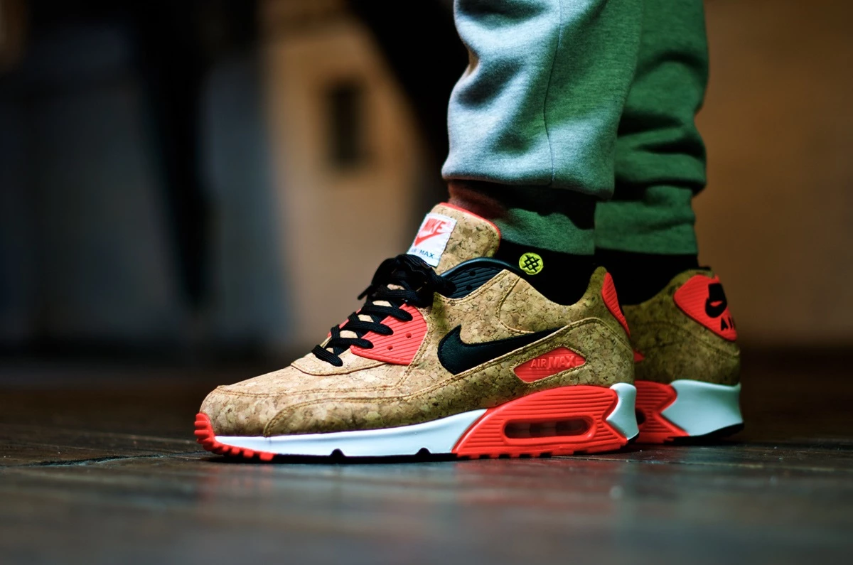ナイキ Nike Air Max 90 Cork Sneakers NIKE AIR MAX 90 CORK ANNIVERSARY TRAINERS UK 6 EUR 40 US 8.5