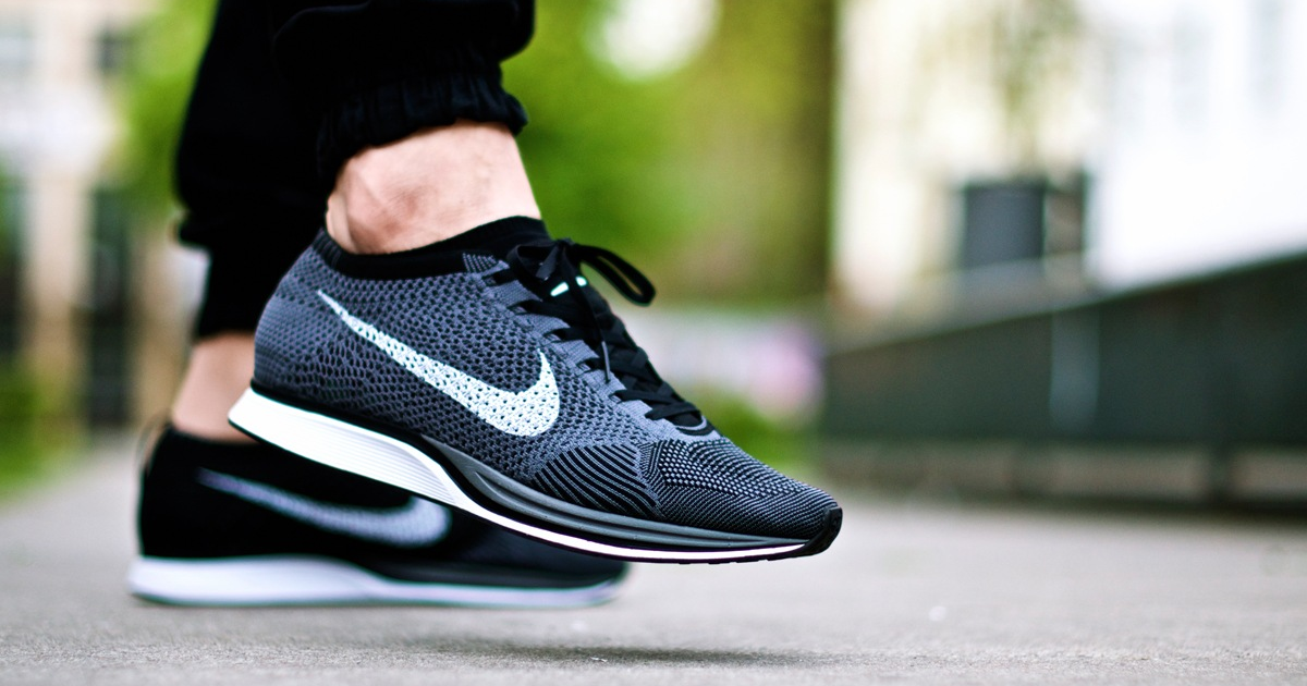 flyknit racer dark grey