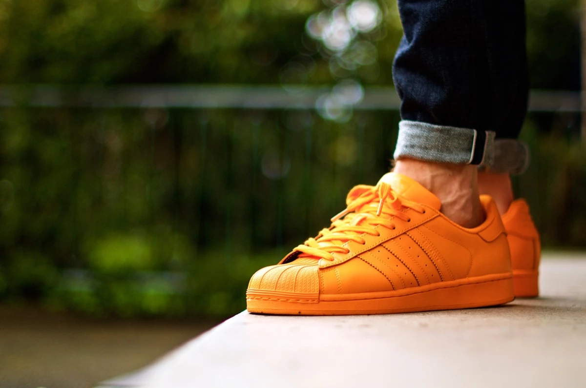 adidas Originals Superstar by Pharrell Williams - on feet | Dead Stock