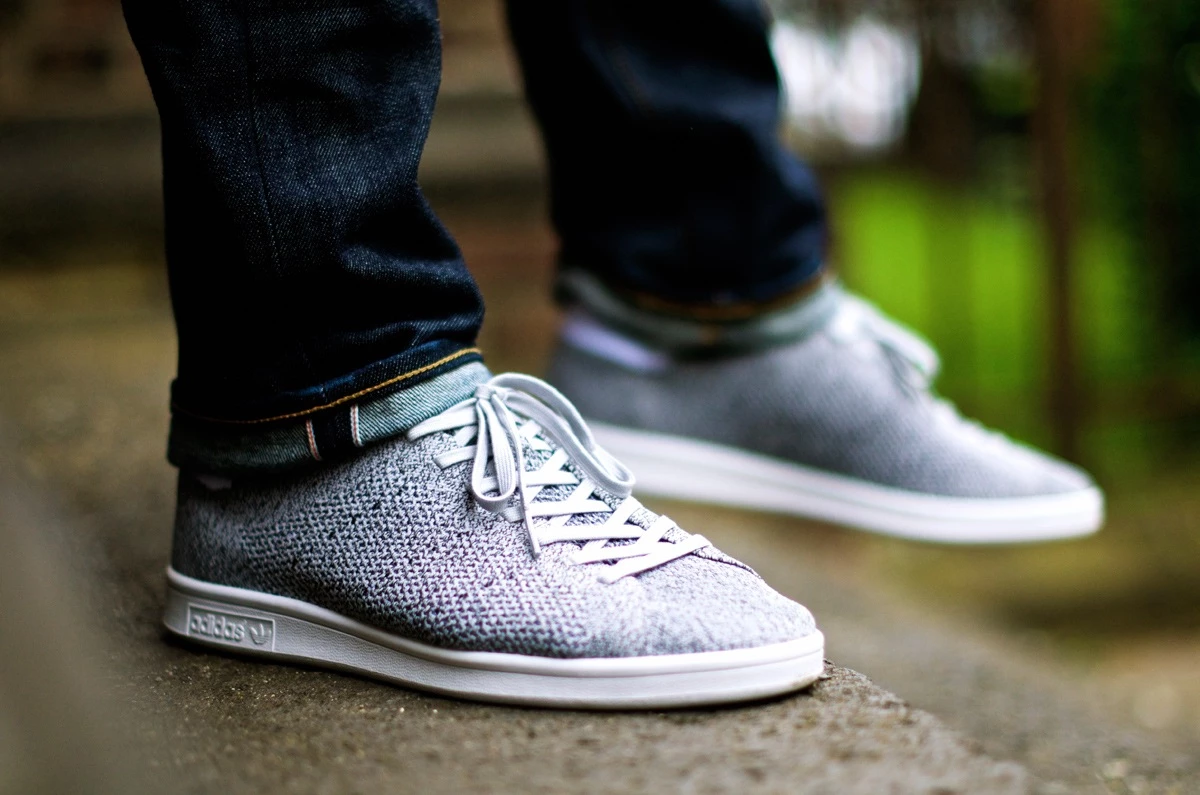 Adidas originals stan smith primeknit nm light solid grey best sale