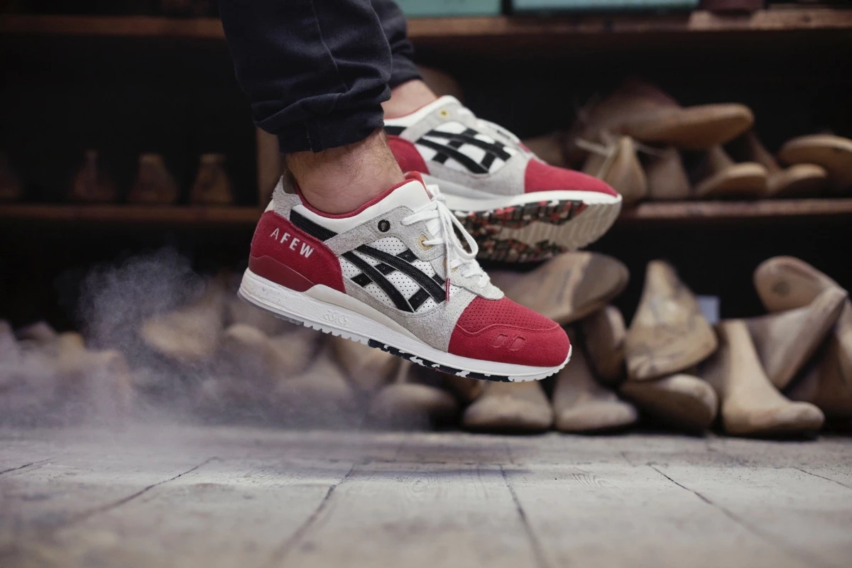 ASICS Tiger x afew Gel Lyte 3 Koi Club on feet Dead Stock