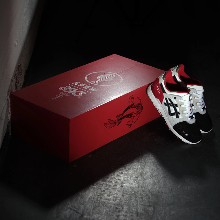 Afew x Asics Gel Lyte III Black Koi 1 of 1 Charity Auction Dead Stock