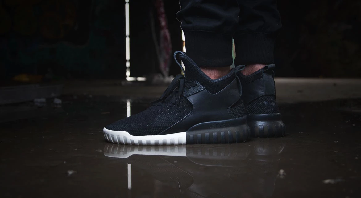 Adidas tubular x knit grey hotsell