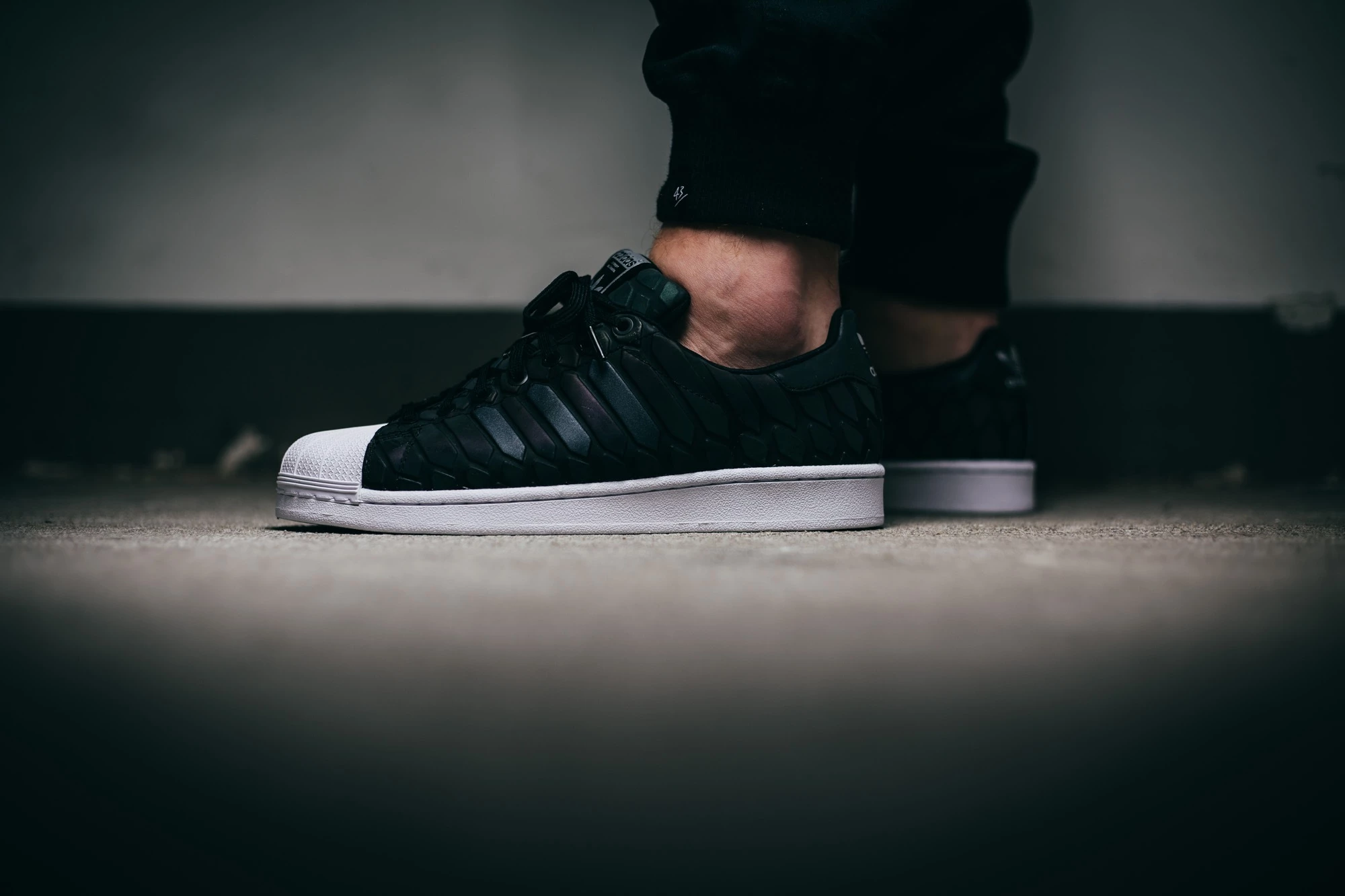 Adidas originals superstar xeno reflective black limited edition best sale