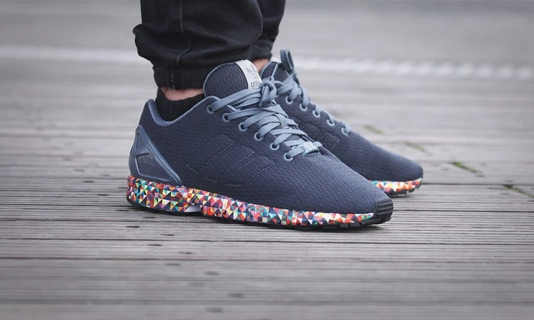 Adidas shoes 2015 zx flux black and white best sale