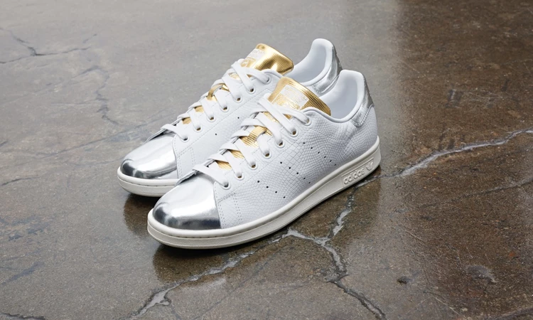 Stan smith gold e silver on sale