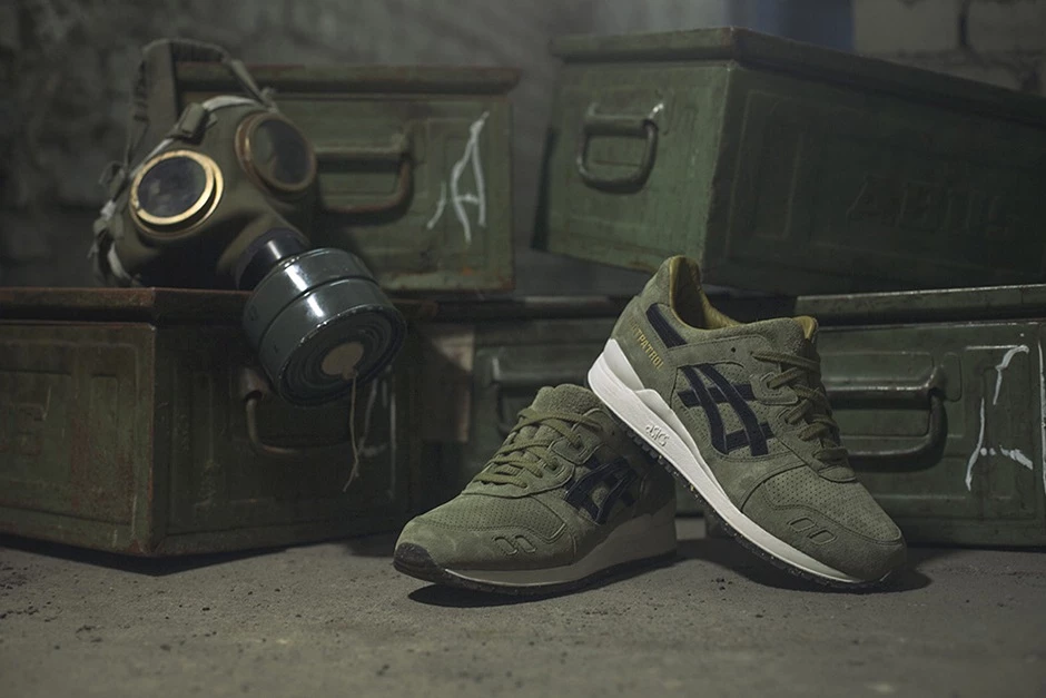 Asics gel lyte verde militar online