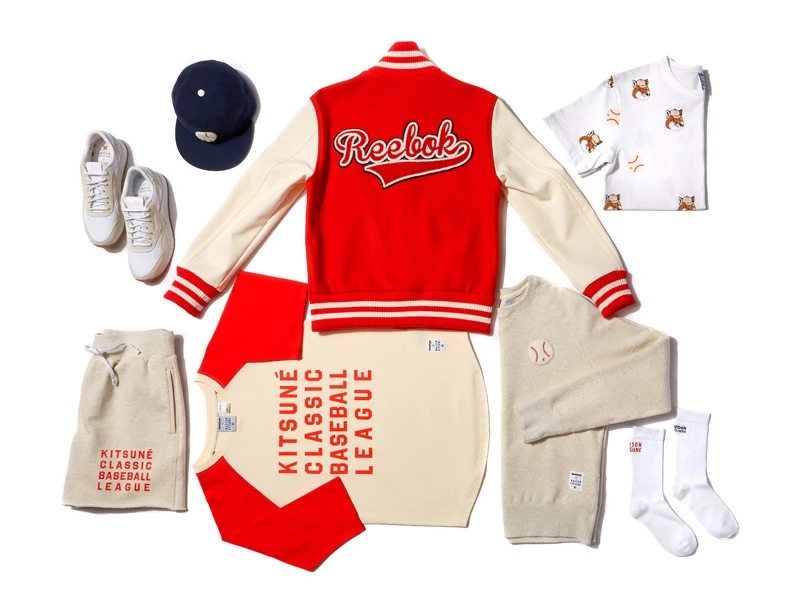 Reebok Classic x Maison Kitsuné Footwear and Apparel Reebok Classic x Maison Kitsuné Footwear and Apparel