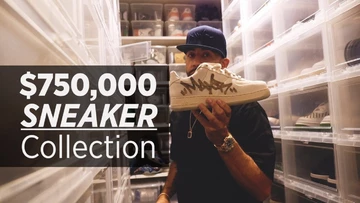 A sneaker collection worth 750,000 dollars? No problem...