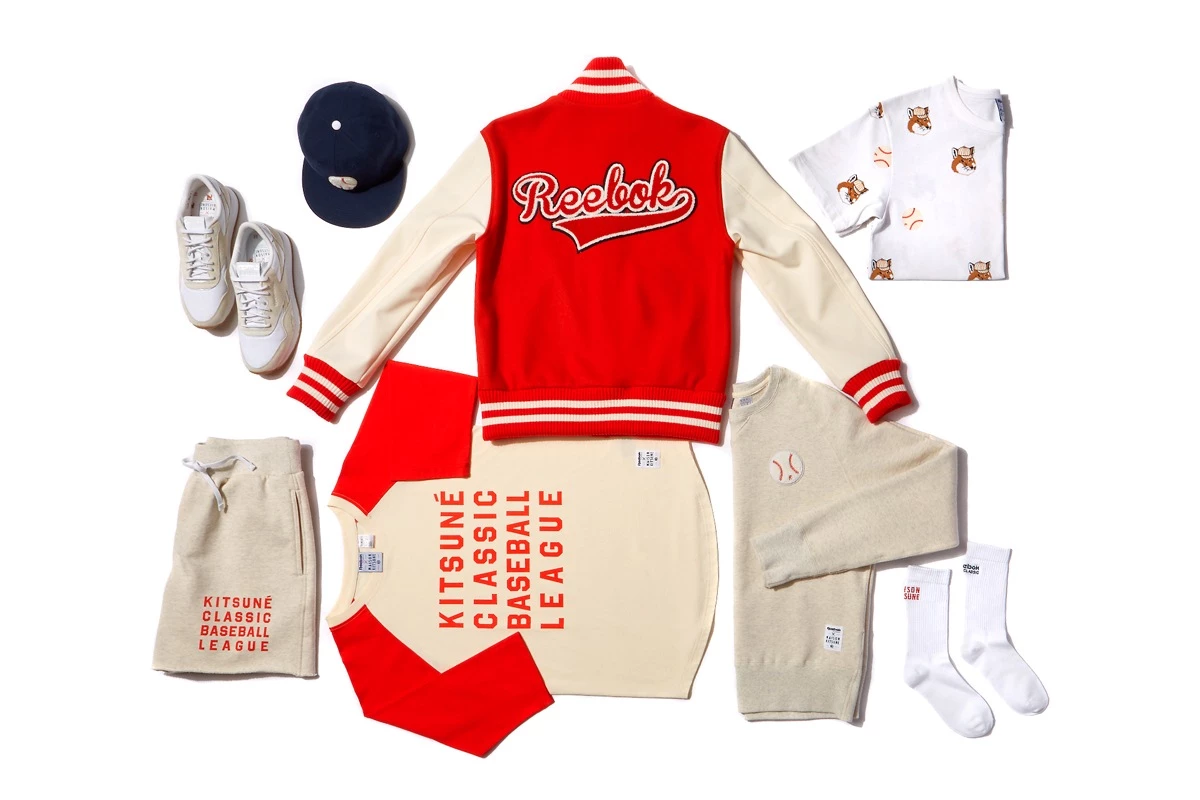 Reebok Classic x Maison Kitsune Footwear and Apparel Collection Release infos Dead Stock