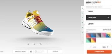 Nike Air Presto iD Poly Fleece mit Farbverlauf