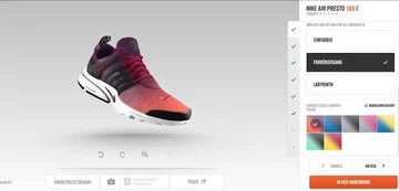 Nike Air Presto iD Poly Fleece mit Farbverlauf