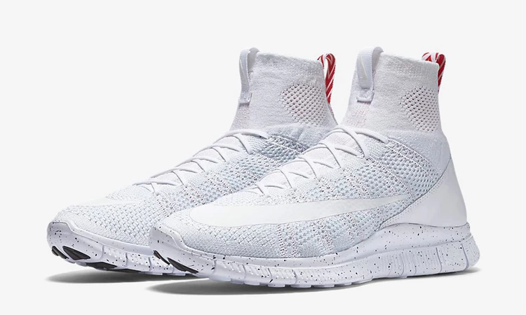 Nike Free Flyknit Mercurial All White