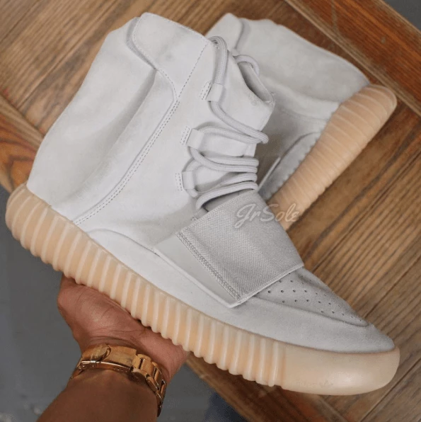 adidas YEEZY BOOST 750 Adidas Yeezy Boost 750 \"Light Grey - Glow In The Dark\" Sneakers | Grey |  FARFETCH UK