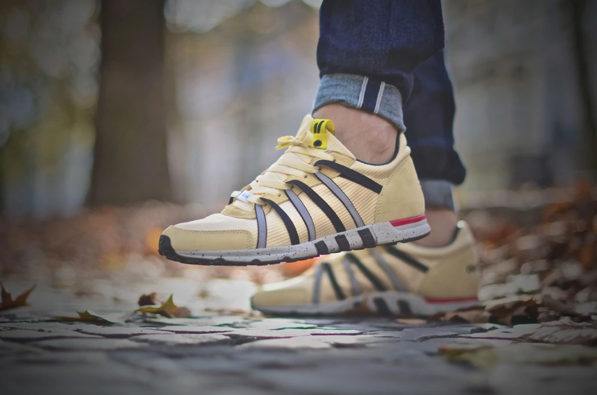 Overkill x adidas EQT Racing 93 Taxi - on feet | Dead Stock