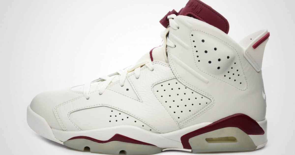 Nike Air Jordan 6 ホワイト/バーガンディ Air Jordan 6 Retro 