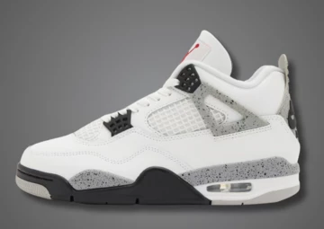 Nike Air Jordan 4 White Cement Außenseite
