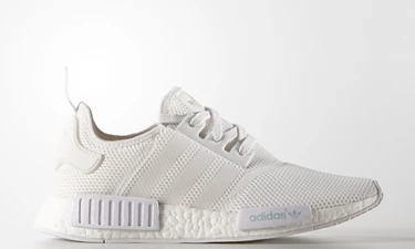 adidas NMD_R1 Runner All White Mesh