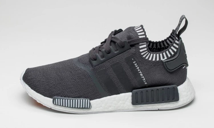 Adidas nmds grey and black best sale