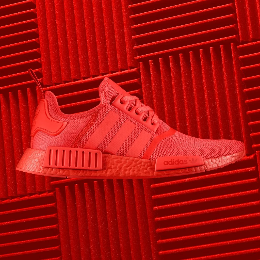 Adidas nmd r1 all red best sale