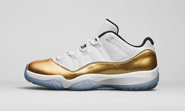 Nike Air Jordan 11 Low Metallic Gold