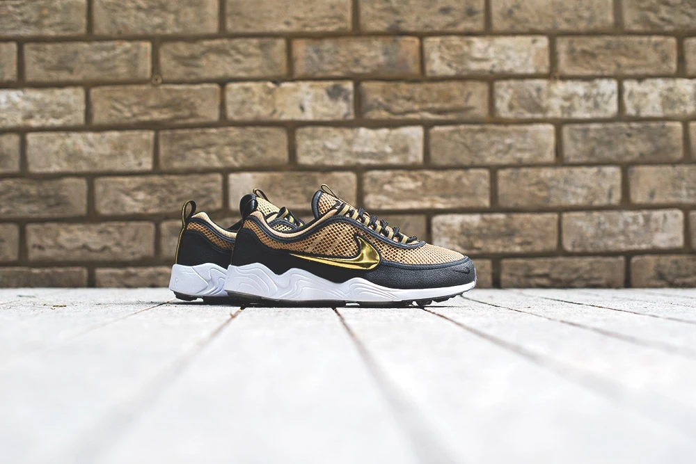 Nike nikelab air zoom spiridon metallic gold sale