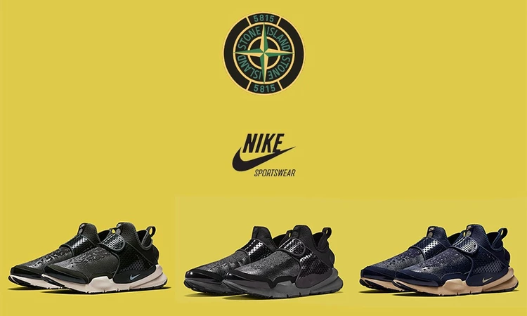 NikeLab Sock Dart Mid x Stone Island