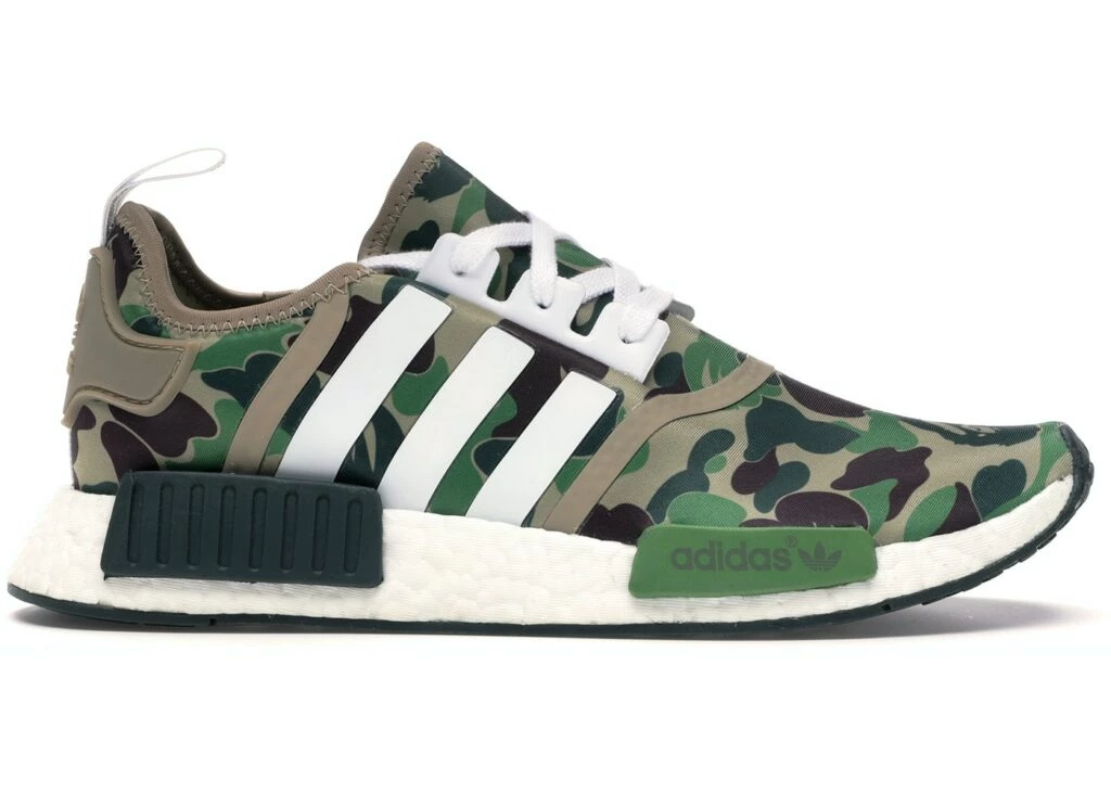 Adidas nmd bape yellow hotsell