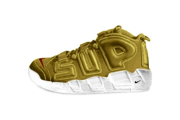 Neymar mit dem neuen Supreme Uptempo in Gold
